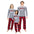 USBD Family Matching Pajama Sets Buffalo Plaid Couple Matching PJ Set Festive Holiday PJs for Men Women
